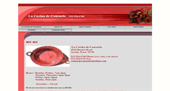 Desktop Screenshot of consueloskitchen.com